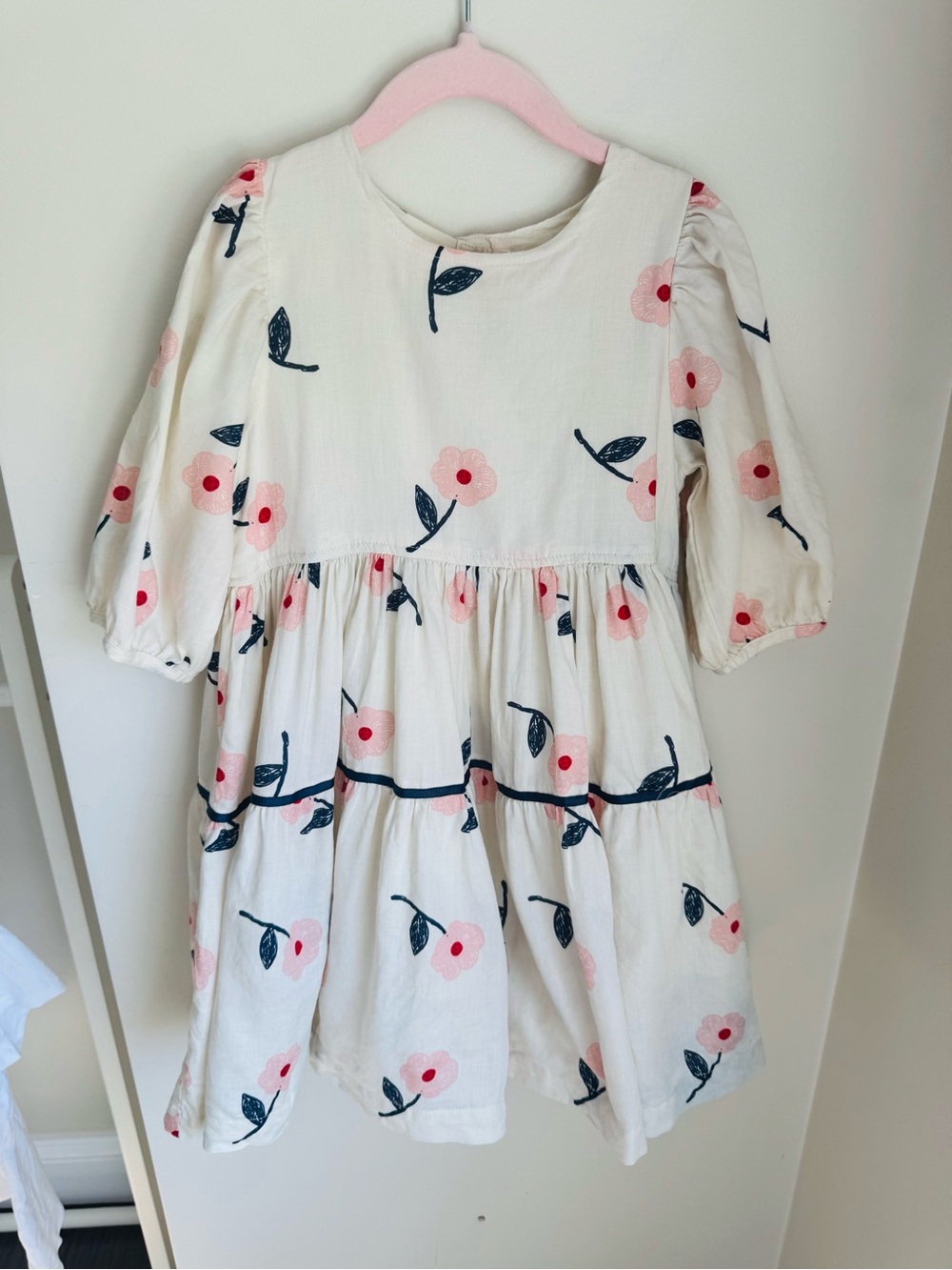 Pink Chicken NY Girls Flower Dress Size 6Y